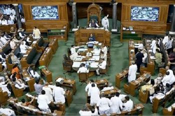 Uproar in Lok Sabha over suspension of Adhir, proceedings adjourned till 12 noon