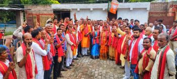 BJP workers held a meeting and discussed about the upcoming Lok Sabha elections in Parsa.