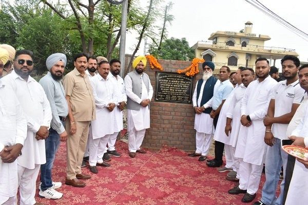 Cabinet Minister Balkar Singh laid the foundation stone of development works worth Rs 1.21 crore in Shahkot.