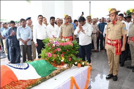 Chief Minister Shri Hemant Soren paid heartfelt tribute to late Jharkhand High Court Judge Shri Kailash Prasad Dev.