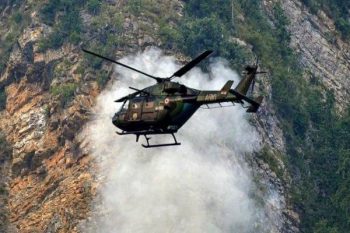 Indian Army's operation intensified, terrorists hiding in the forest were bombed with drones and rocket launchers, one terrorist killed in Baramulla.