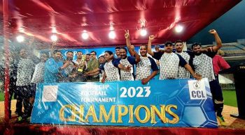 Media Cup Football 2023 Damodar becomes champion by defeating Shankha in a thrilling match