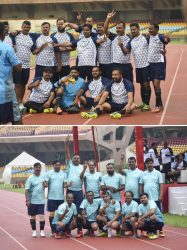 Media Cup Football 2023 The teams of Shankha and Mayurakshi will face each other in the first semi-final and the teams of Ajay and Damodar will face each other in the second semi-final.