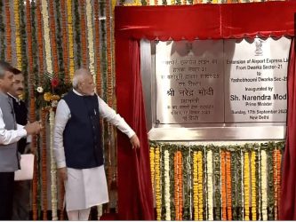 PM Modi inaugurates expansion of Delhi Airport Metro Express Line