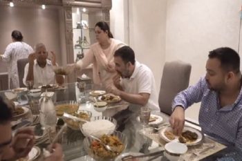 Rahul Gandhi tastes Champaran's mutton with RJD supremo Lalu, Congress shares video