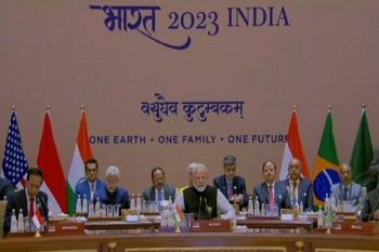 Third session of G20 Summit One Future begins, leaders gift sapling to PM Modi, message of peace