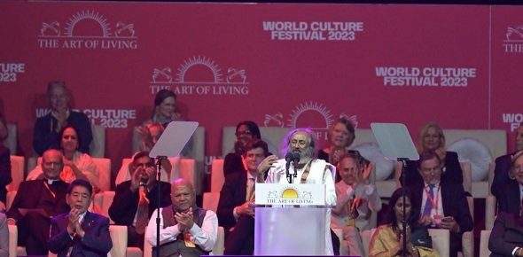 Vasudhaiva Kutumbakam Grand celebration of World Culture Festival 2023 of Art of Living