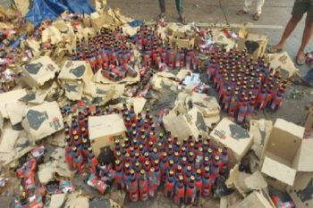 14 thousand liters of liquor seized in Telangana