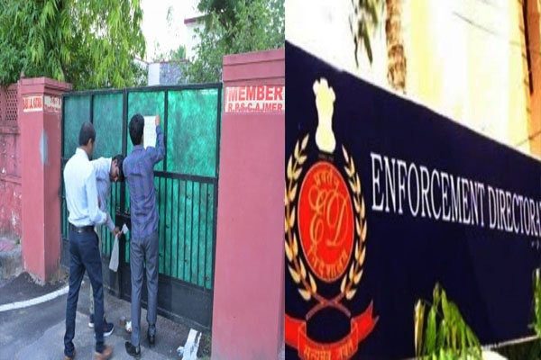 ED raids houses and offices of associates of Congress leaders