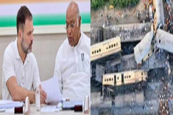 Kharge and Rahul expressed grief over the death of people in train accident