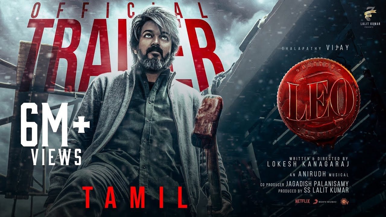 Leo trailer released, Thalapathy Vijay clashes with Sanjay Dutt;Dreaded avatar won hearts