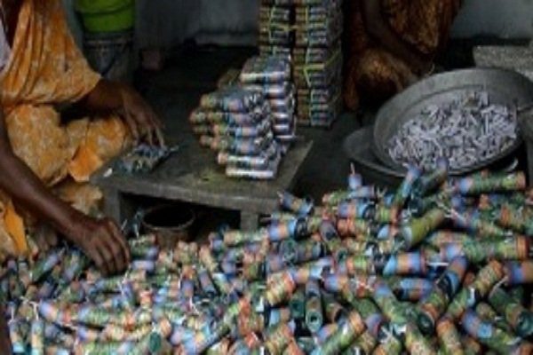 More than one ton of illegal firecrackers seized in Delhi, two arrested