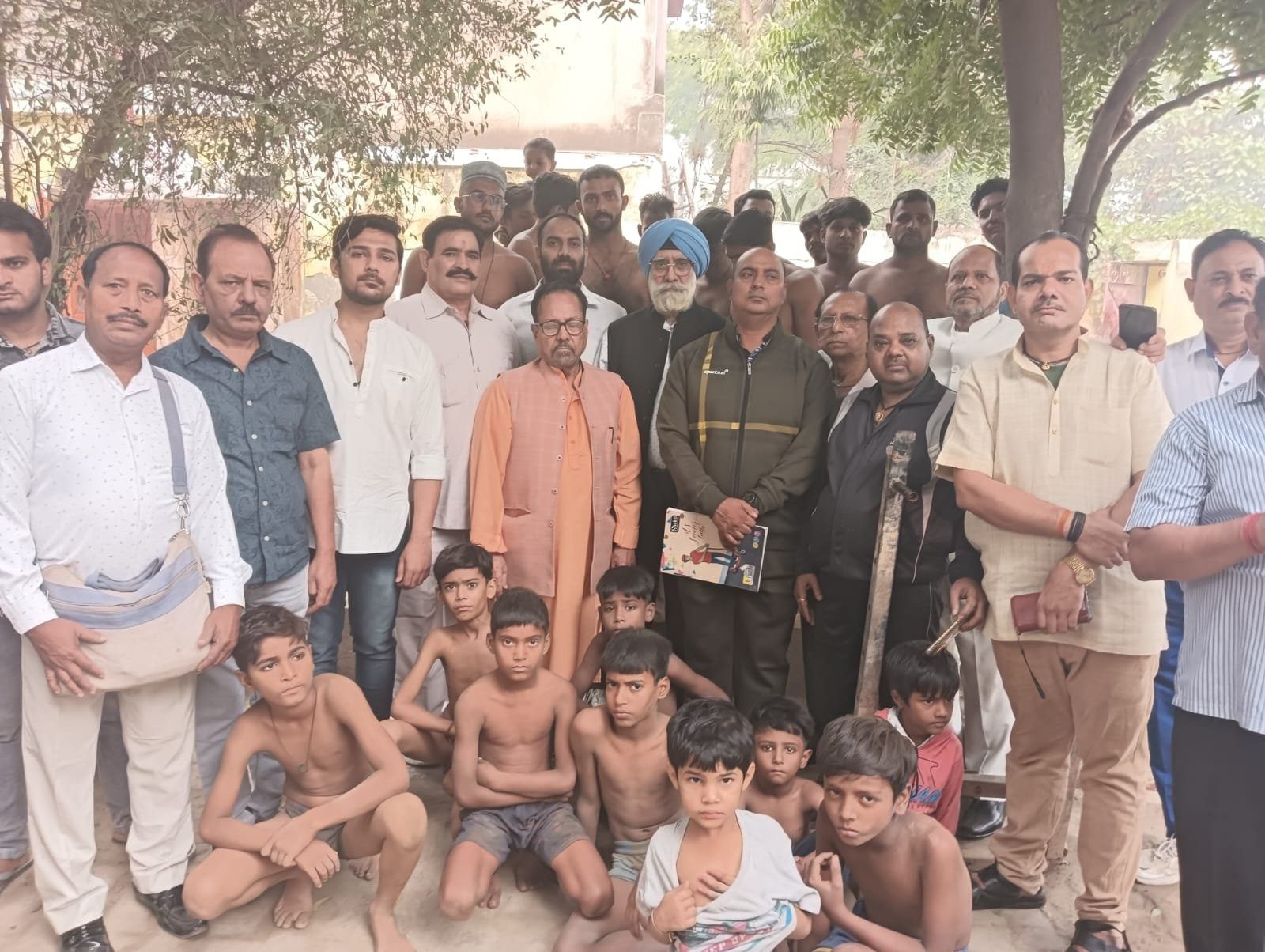 Guruseva Foundation honored wrestlers on the occasion of Diwali.