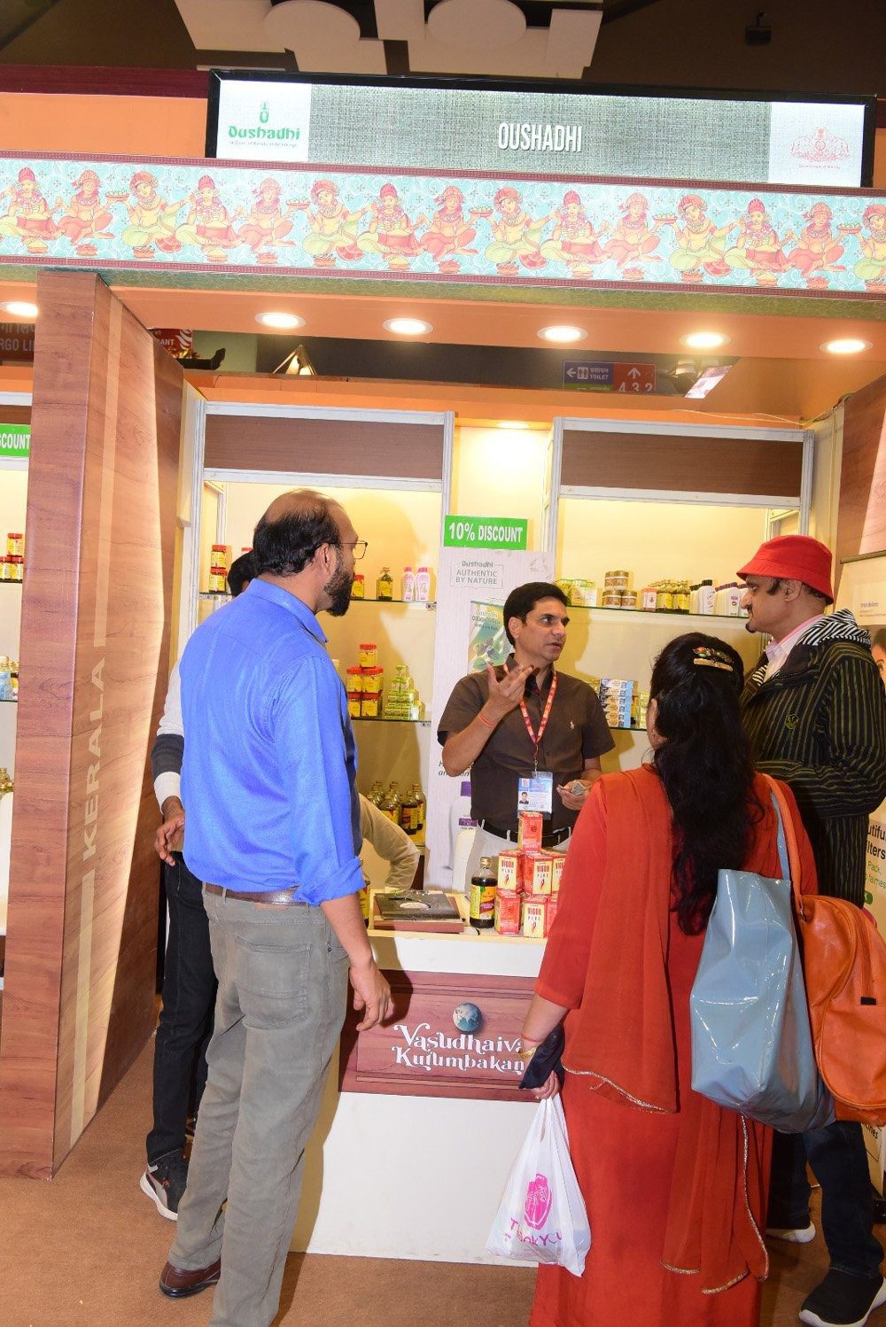 Keep your body, mind and soul healthy with Ayurveda products from the medicine stall at Kerala Pavilion