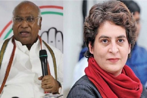 Kharge and Priyanka will address four rallies in Telangana today