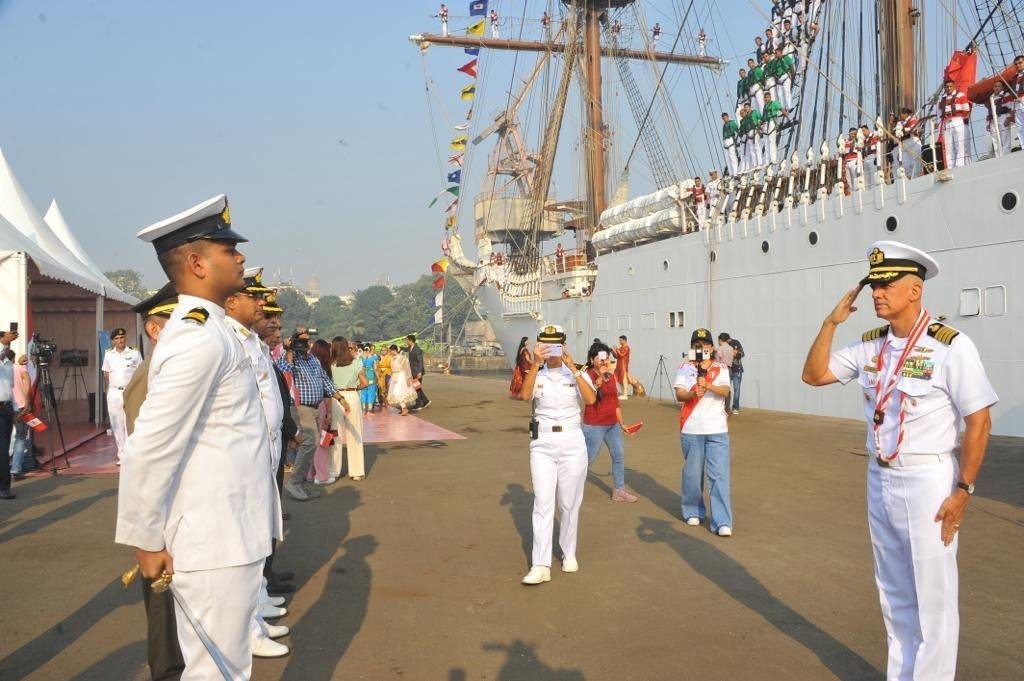 Peruvian sail training ship B.A.P.Visit Union to Mumbai