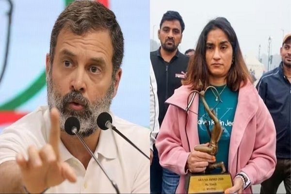 For every daughter of the country, self-respect first, medal later, Rahul Gandhi spoke in support of female wrestler Vinesh Phogat.