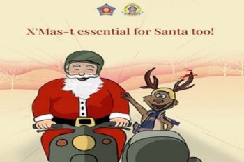 Ho ho ho!Merry Christmas from Mumbai Traffic Police