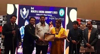 KCF Founder Dr. Krishna Chauhan receives Health and Music Award