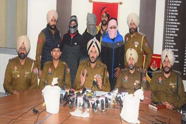 2 kg ice drug dropped by drone from Amritsar by Punjab Police, a Chinese pistol recovered;