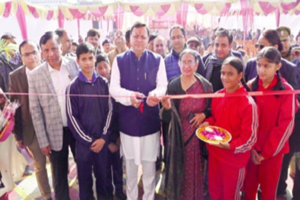 CM Dhami inaugurated the building of Netaji Subhash Chandra Bose Residential Hostel Kaulagarh