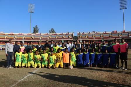 Jharkhand state level men and women Chief Minister Invitation Football Cup competition concluded