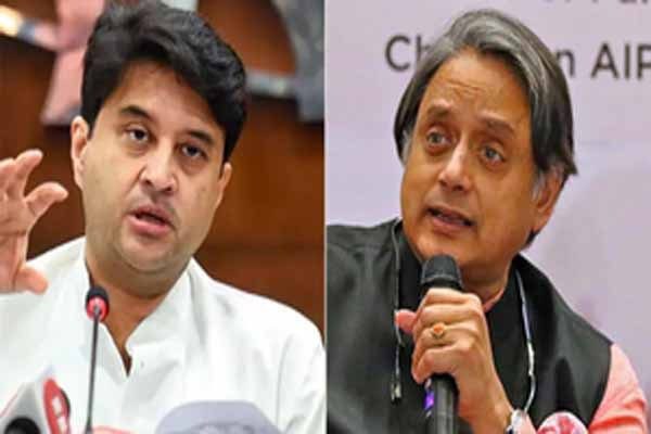 Scindia hits back at Tharoor's statement on Delhi airport problem