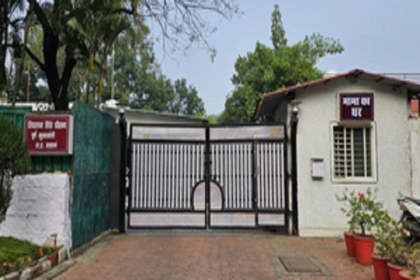 Uncle's house written on the nameplate of former Madhya Pradesh CM Shivraj's new house