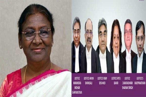 Chief Justice of seven High Courts including Punjab and Haryana High Court, acting Chief Justice appointed