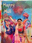 Actress Bhakti Rathod celebrated Holi on the set