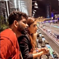 Actress joins Saudi Arabia Grand Prix 2024 Nayantara