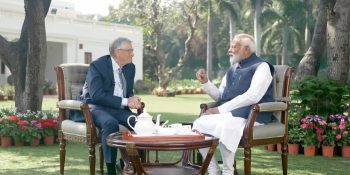 Bill Gates interviewed Prime Minister Narendra Modi