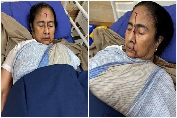 Chief Minister Mamata Banerjee suffered serious head injury