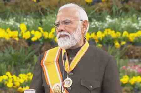 Prime Minister Narendra Modi received Bhutan's highest honor