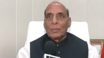 Rajnath Singh addressed the workers in Itkhori