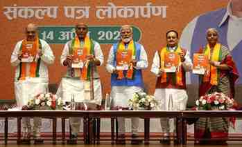 BJP released its election manifesto