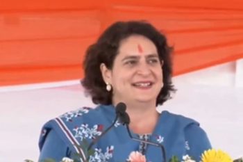 Priyanka Gandhi fiercely attacks Center in election rally