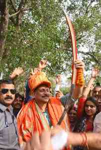 Rudy's road show, grand welcome from Parsa Bazaar to Dariyapur