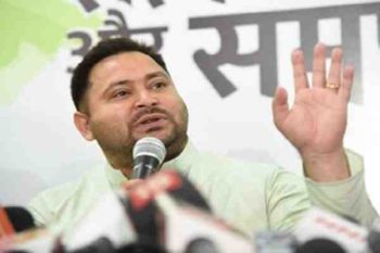 Tejashwi's attack on NDA regarding nepotism