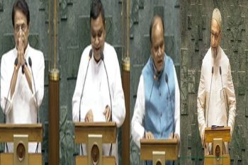 A different swag was seen during the oath taking ceremony in Parliament, many controversies arose too...