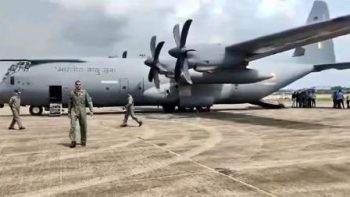 Air force plane reached Kochi with the bodies of 45 Indians