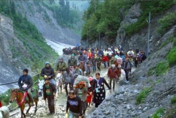 Another batch of pilgrims left for the darshan of Baba Barfani