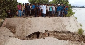 Another bridge collapsed in Bihar, the bridge was built 5 years ago in Saharsa