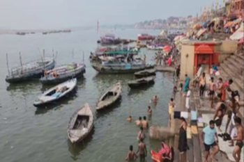 Ganga river water level increased in Varanasi, tension of shopkeepers increased