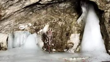 Ice Shivling melted in Baba Amarnath cave