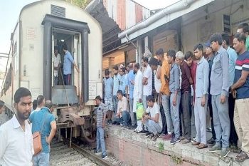 A major railway accident was averted in Bijnor, UP.