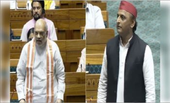 Amit Shah got angry on Akhilesh Yadav in Lok Sabha