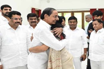 Party leaders celebrated when K Kavitha was released from jail