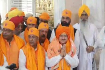 JP Nadda reached Sri Harmandir Sahib Gurudwara and paid obeisance