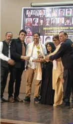 Producer and director Dr. Krishna Chauhan honored